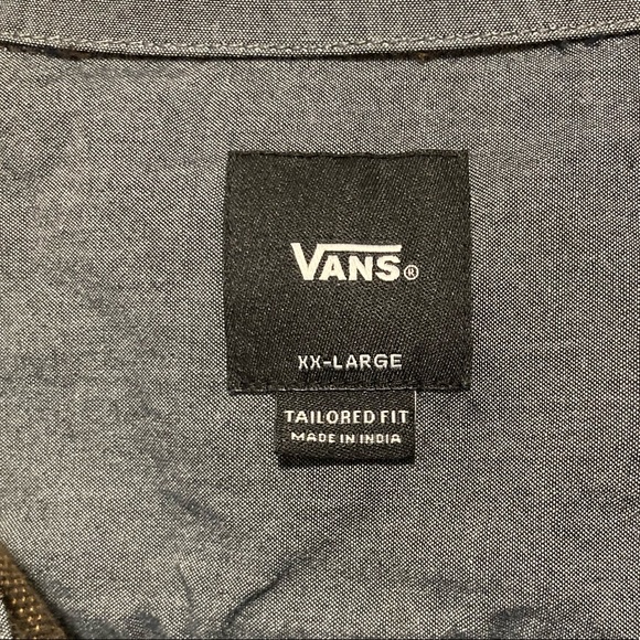 Vans Off The Wall Long Sleeve Button Down Flannel Shirt - Mens Size XXL - Picture 3 of 5